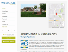 Tablet Screenshot of kansas-city-apartments.com